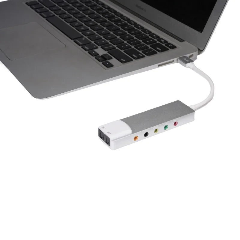Usb Sound Card High-quality Usb Fiber Optic Spdif Sound Card for Computer External Multifunction Support Ac-3 Dts-compatible 5.1