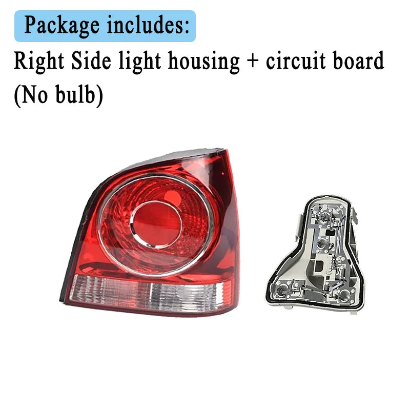 For Volkswagen VW POLO 9N 9N3 Hatchback 2005-2010 Tail Light Rear Reverse Lamp Circuit Board (No bulb) 6Q6945095AB 6Q6945096AB