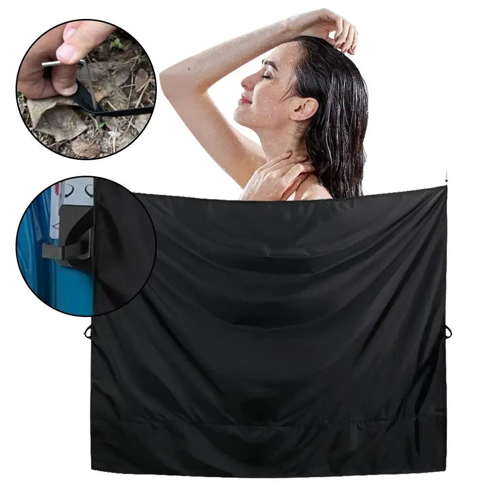 Universal Fit Car Sunshade Curtain Oxford Fabric Adjustable Elastic Rope Light Blocking Privacy Shade for SUV Truck Van