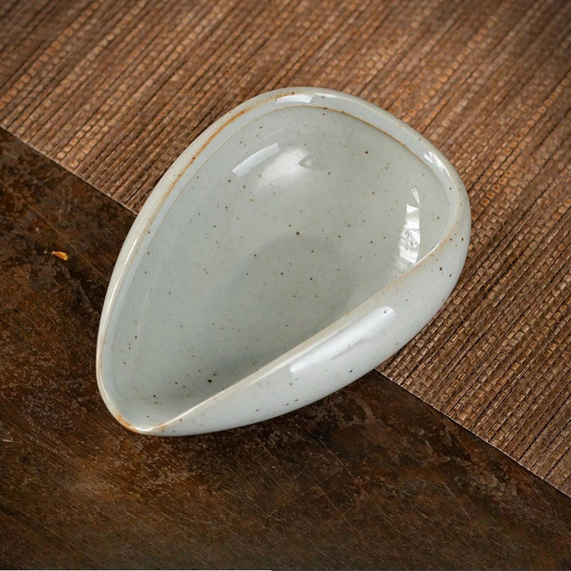 Coffee Bean Dosing Cup Bean Dispenser Ceramics Bean Measuring Tray Tea Coffee Accessorie
