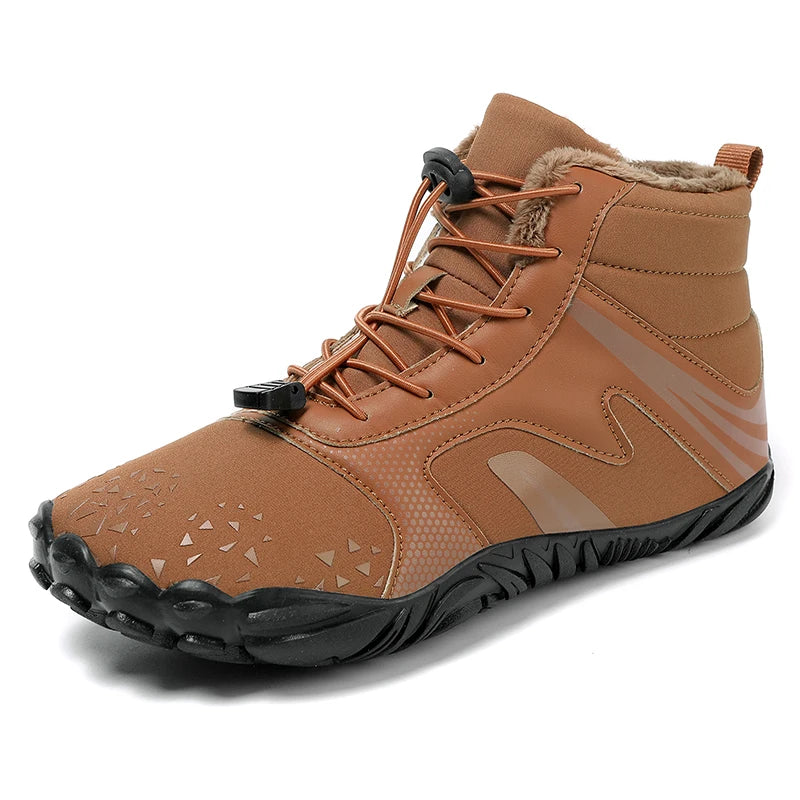 Brand New Winter Boots for Men Women Snow BareFoot Outdoor Non-slip Warm Fur Casual Sneakers Plus Size Ankle Boots Hiking Shoes