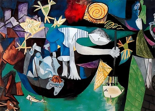 Pablo Picasso Famous Artwork Collection Poster Canvas Painting Abstract Vintage Wall Art For Gallery Living Room Home Decor