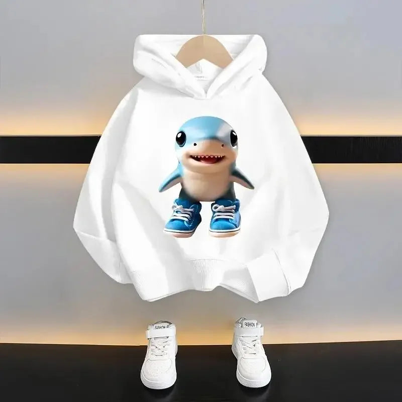 Autumn Cute Italian Brainrot Print Children's Hoodies Funny Cartoon Graphic Kids Fashion Girl Sweatshirts Casual Boy Pullover