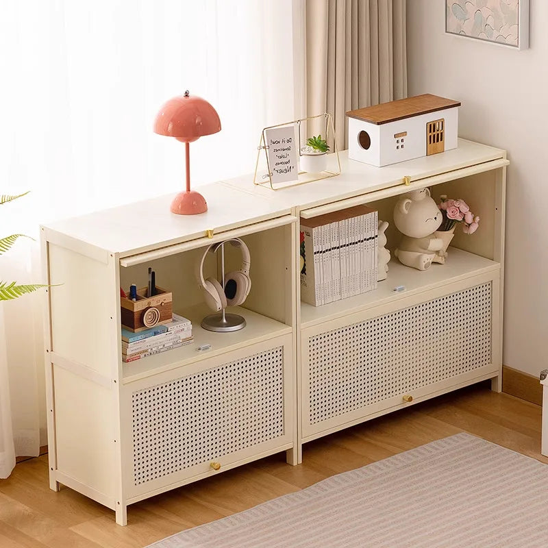 Bay window cabinet Balcony cabinet Shelf with locker Tatami strip cabinet