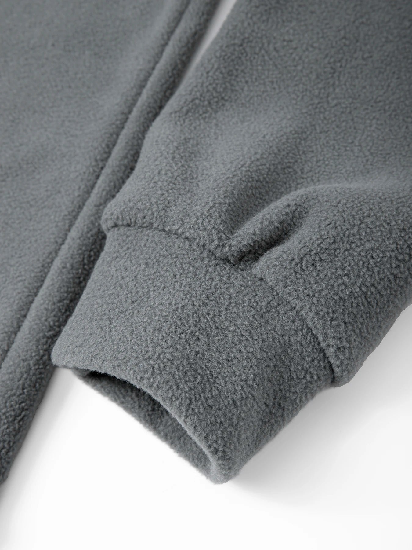 Men's Fleece Half Zipper Hoodie Autumn Winter Casual Stand Collar Pullover Soft Warm Windproof Long Sleeve Sweatshirt Streetwear