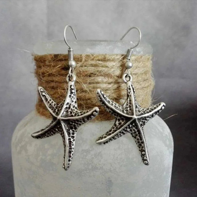 Indian Tribe Statement Dangle Earrings For Women Female Jewelry Vintage Ethnic Metal Drop Earrings Long Earring Accessories