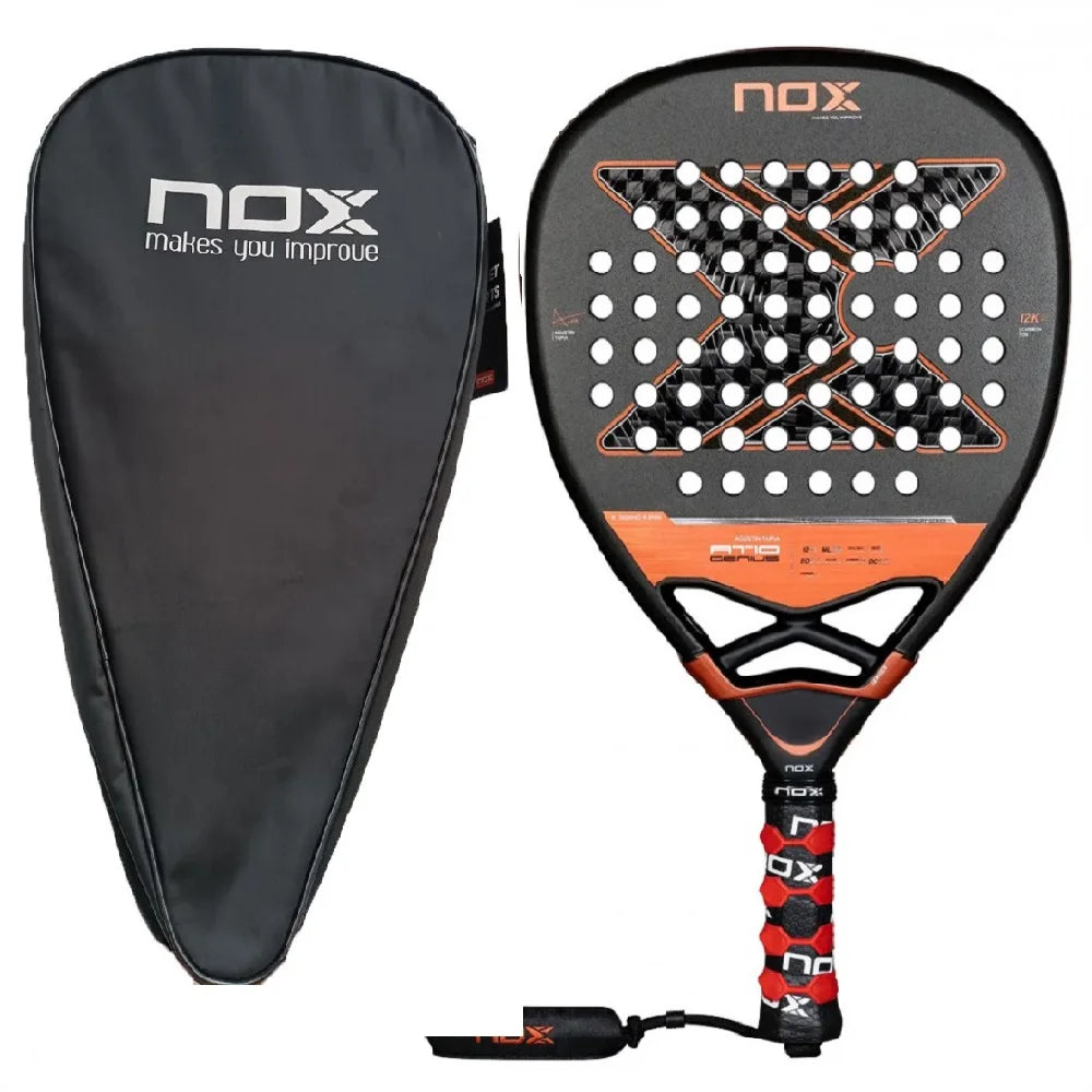 Nox 3K 12K 18K Tennis Paddle Racket,Portable Bag Included,Perfect Gift for Christmas Birthday Holidays,Professional Skill Level