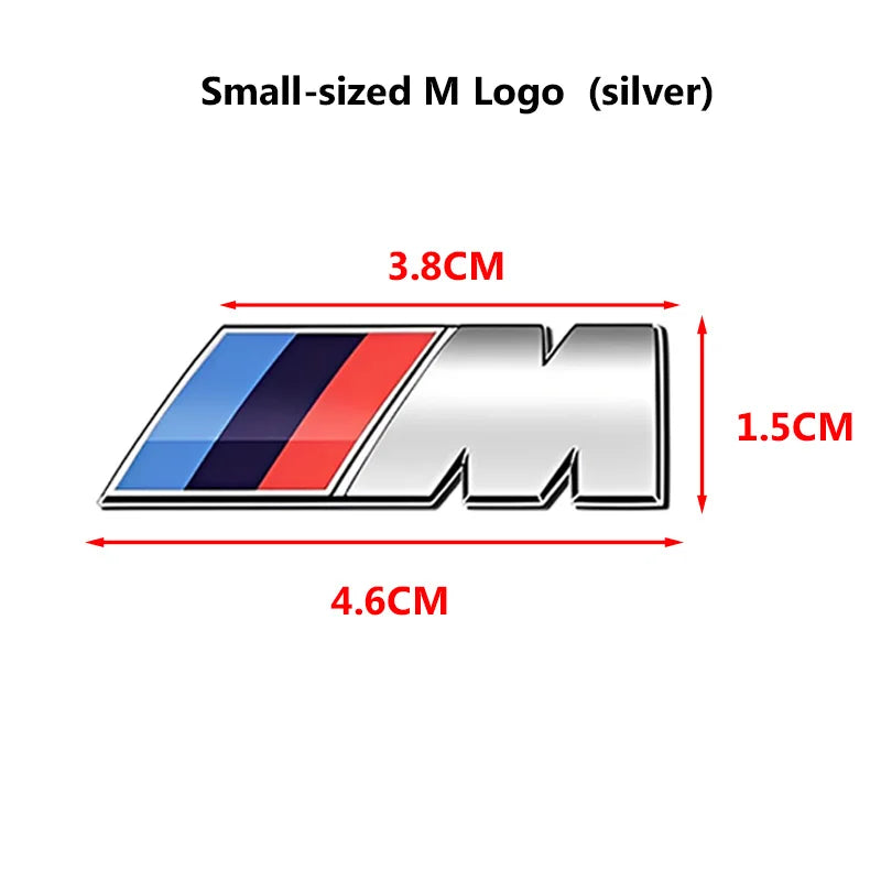 3D ABS Black Emblem Car Fender Badge Trunk Sticker For Mini M Logo M1 M2 M3 M4 M5 M6 M7 F48 E83 F39 F10 F30 G01 E84 Accessories