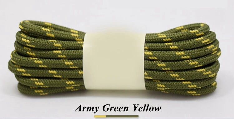 Bold Round Hiking Shoe laces Sneakers Shoelaces High Top Outdoor Walking Boot Laces Shoes Strings Diameter 0.5CM Shoelace 1Pair - Free Item