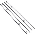 Rebar stake with loop 4pcs Grip Rebar 5/8x 55.5 Inch Steel Durable Heavy Duty Tent Canopy Ground Stakes with Angled Ends