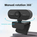 Camera 1080P HD Computer HD USB Camera Built In Microphone USB Network Camera Web Camera For Work With Microphone Tripod - Free Item