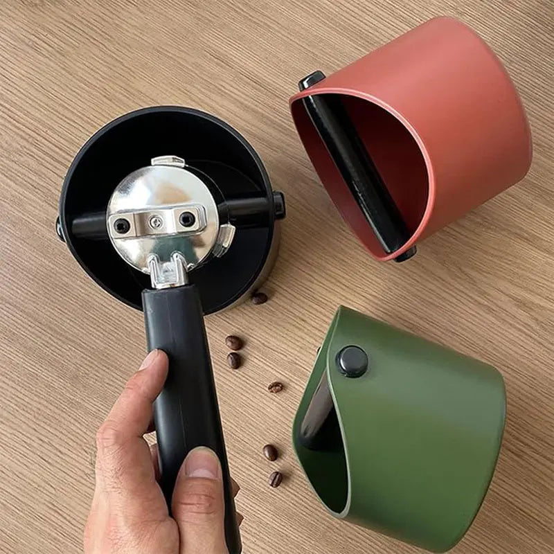 Coffee Knock Box Espresso Grounds Container Non-slip Espresso Dump Box Coffee Bar Supplies Barista Accessories Tools
