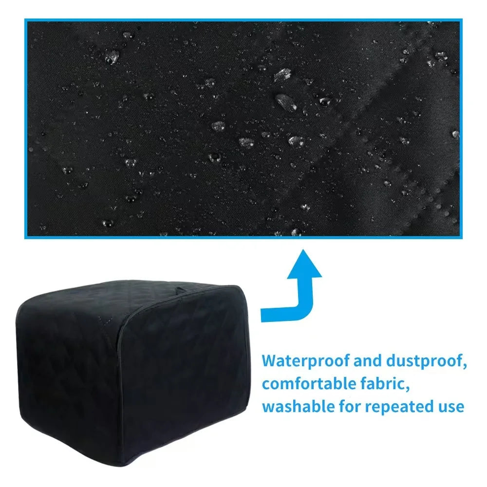 Toaster Cover,Kitchen Small Appliance Dust-proof Covers, Fits For Most Standard 4/ 2 Slice Toasters, Universal Size