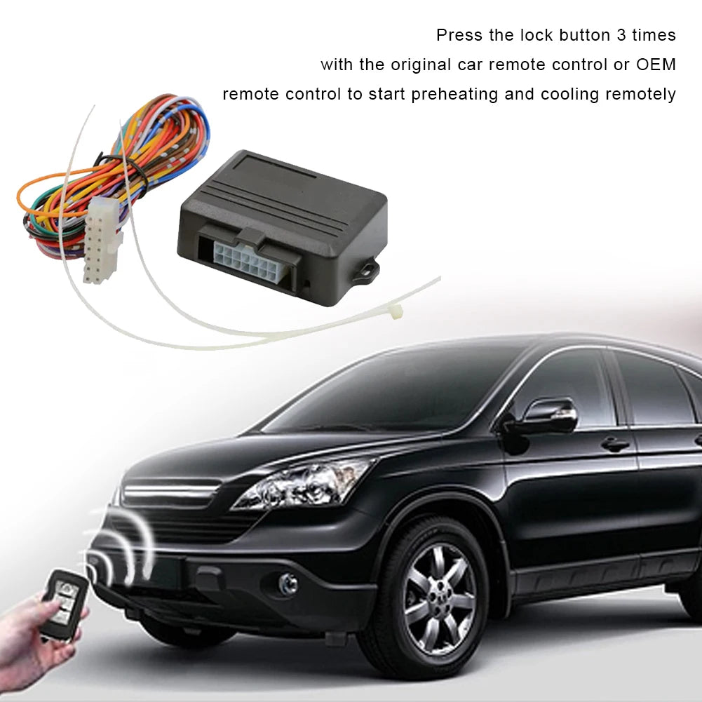 Remote Engine Start Stop Pre-heating Car Starting Module Pre-cooling Auto Starter Module Anti-theft Remote Start Car Accessories