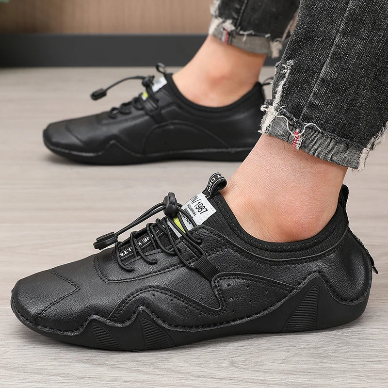 Men's Casual Shoes All Season Integrated Fashion Luxury Design Boots Multifunctional Daily Versatile Flat Shoes Sneakers Men