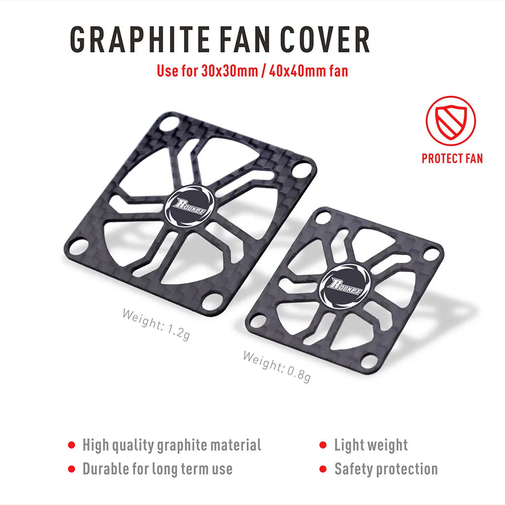 Rocket RC Fan 25mm 30mm 35mm 40mm 50mm SURPASS HOBBY Heat Dissipation Cooling Fan for For 1/10 1/8 Brushless Motor RC Car Part.