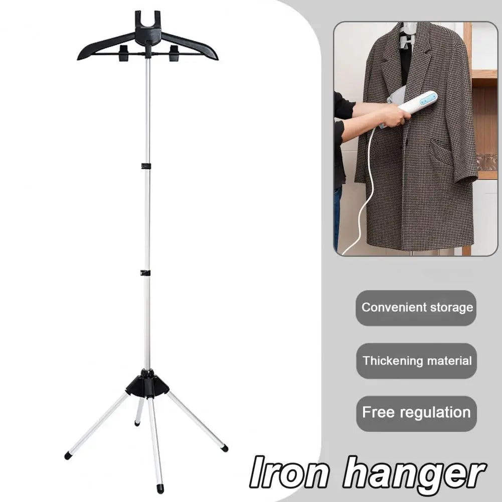 Handheld Steam Hanger Adjustable Standing Garment Steamer Rack with Foldable Hanger for Clothes Ironing Handheld Clothing Steam