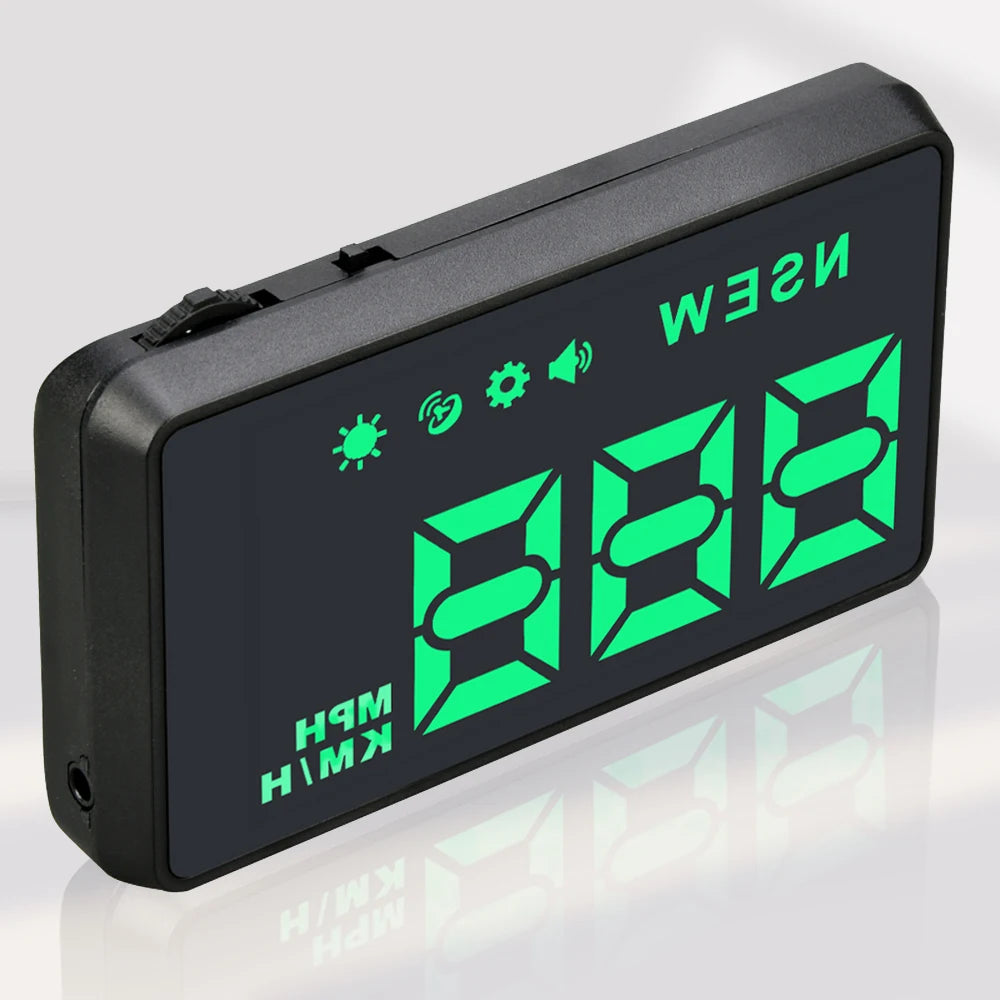 Car HUD head-up display， GPS speedometer, vehicle speed, compass, speed alarm, Digital Speedometer, etc for All Cars