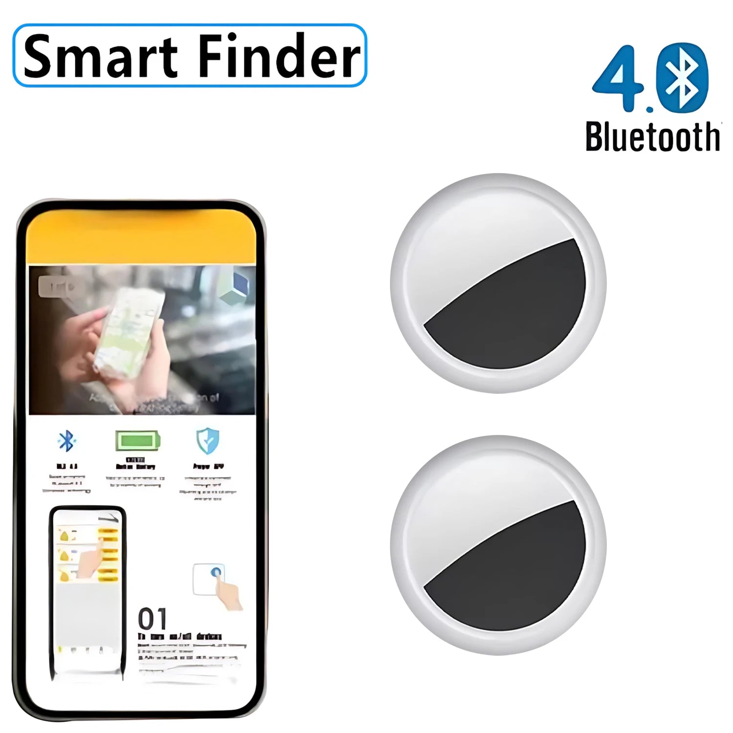 GPS Mini Tracker GPS Locator GPS Smart Car Work For isearcing Smart Finder Key Finder Children Locating Tracker Pet Tracker GPS