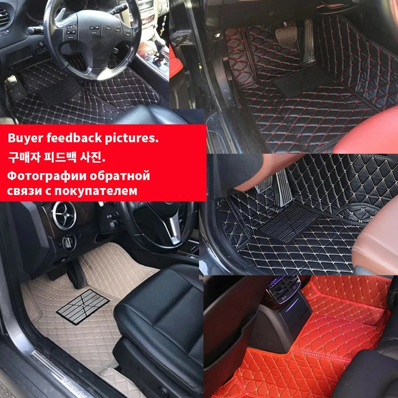 Car Mats For SEAT Cupra Ateca KH7 2016~2022 Auto Floor Rugs Protective Pad Carpets Leather Mat Interior Parts Car Accessories