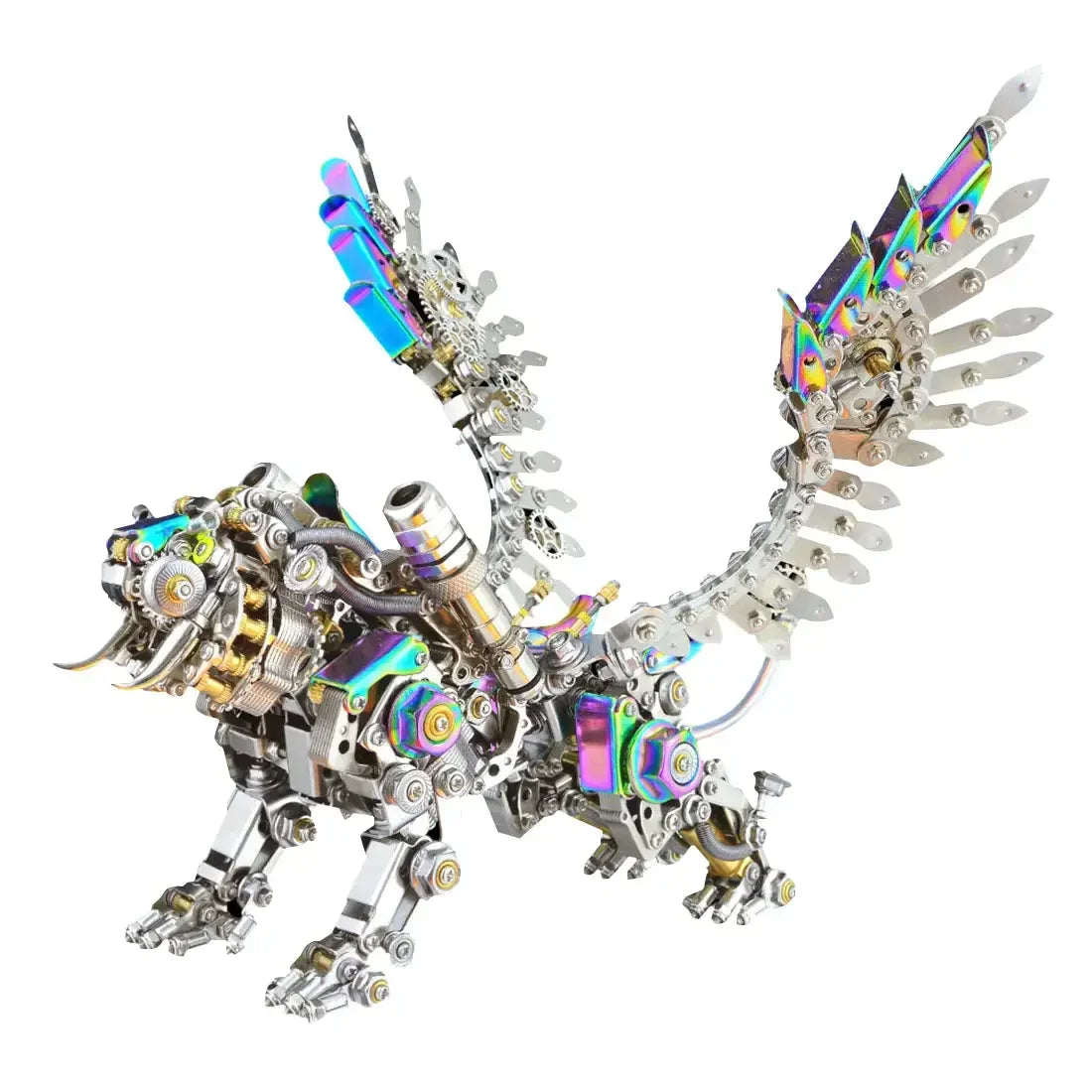 700pcs+ Bengal Tiger  3D Mechanical Metal Assembly Model Kits DIY Mechanical Puzzle Animal Toys For Children Adults
