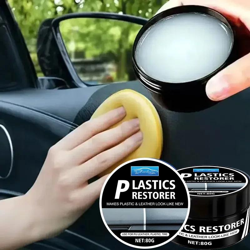 Automotive interior gloss paste, suitable for seats, doors, tires, uses whitening and maintenance to maintain long-lasting luste