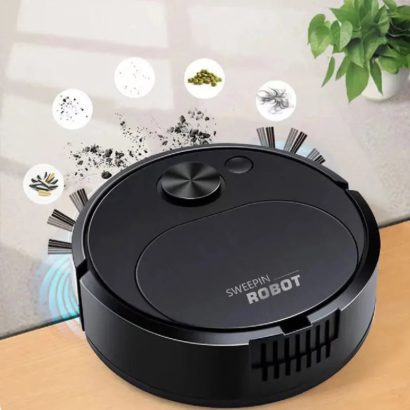 2026NEW USB Sweeping Robot Vacuum Cleaner Mopping 3 In 1 Smart Wireless 1500Pa Dragging Cleaning Sweep Floor for Home Office