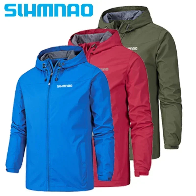 2025Waterproof Fishing Raincoat for Men, Raincoat for Cycling, Windproof Jacket, Mountaineering Clothes, Spring and Autumn Coat