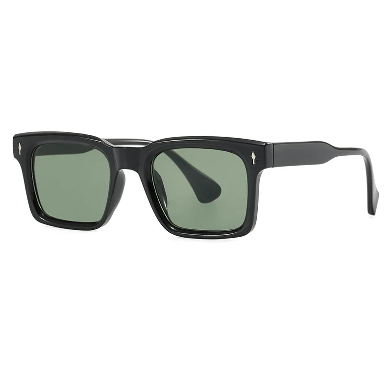 Colorful Square Sunglasses Women Men Vintage Trend Brand Shades Commute Driving Sun Glasses Lady Man UV400 Protective Glasses