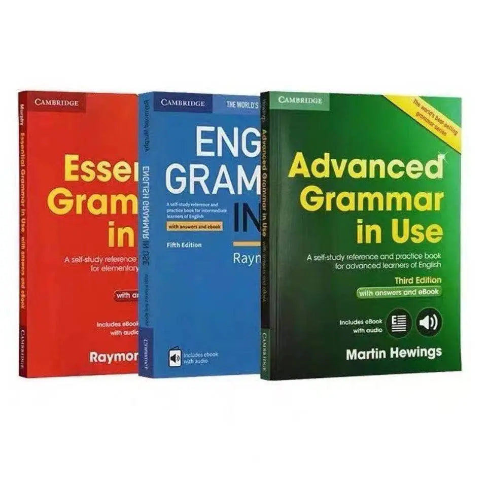 4 Cambridge English vocabulary books Advanced English grammar reading books 3 Cambridge English grammar books