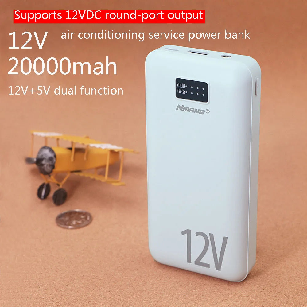 20000mAh Power Bank 12V output Heating Mobile Power Supply Portable Charger Powerbank for Heating Vest Jacket Gloves Cell phone