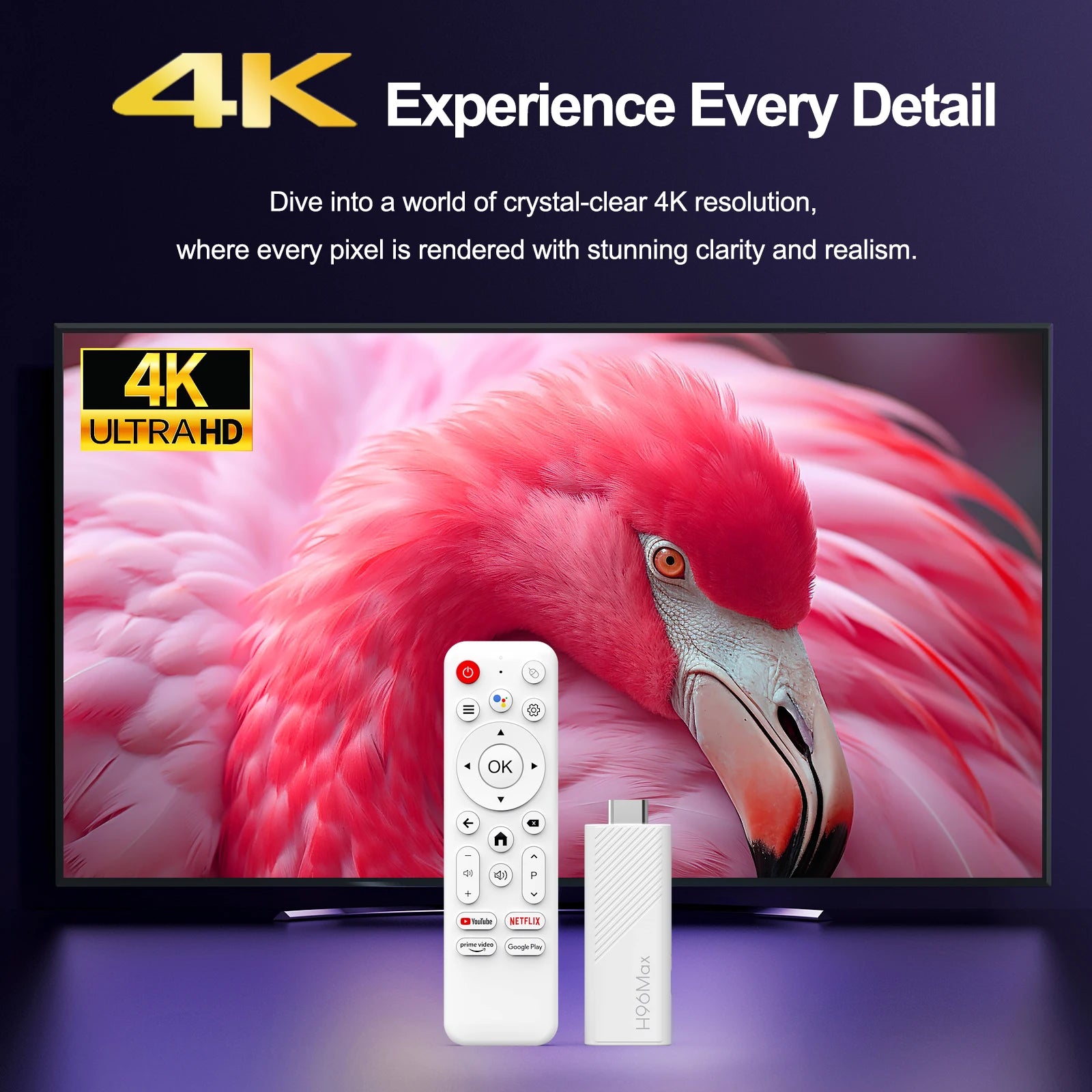 Kowankit 2025 H96 MAX TV Stick Android14.0 TV Box HDR Wifi6 BT5.0 H313 smart TV 5G 4K HD smart TV BOX Voice Remote Set TOP Box