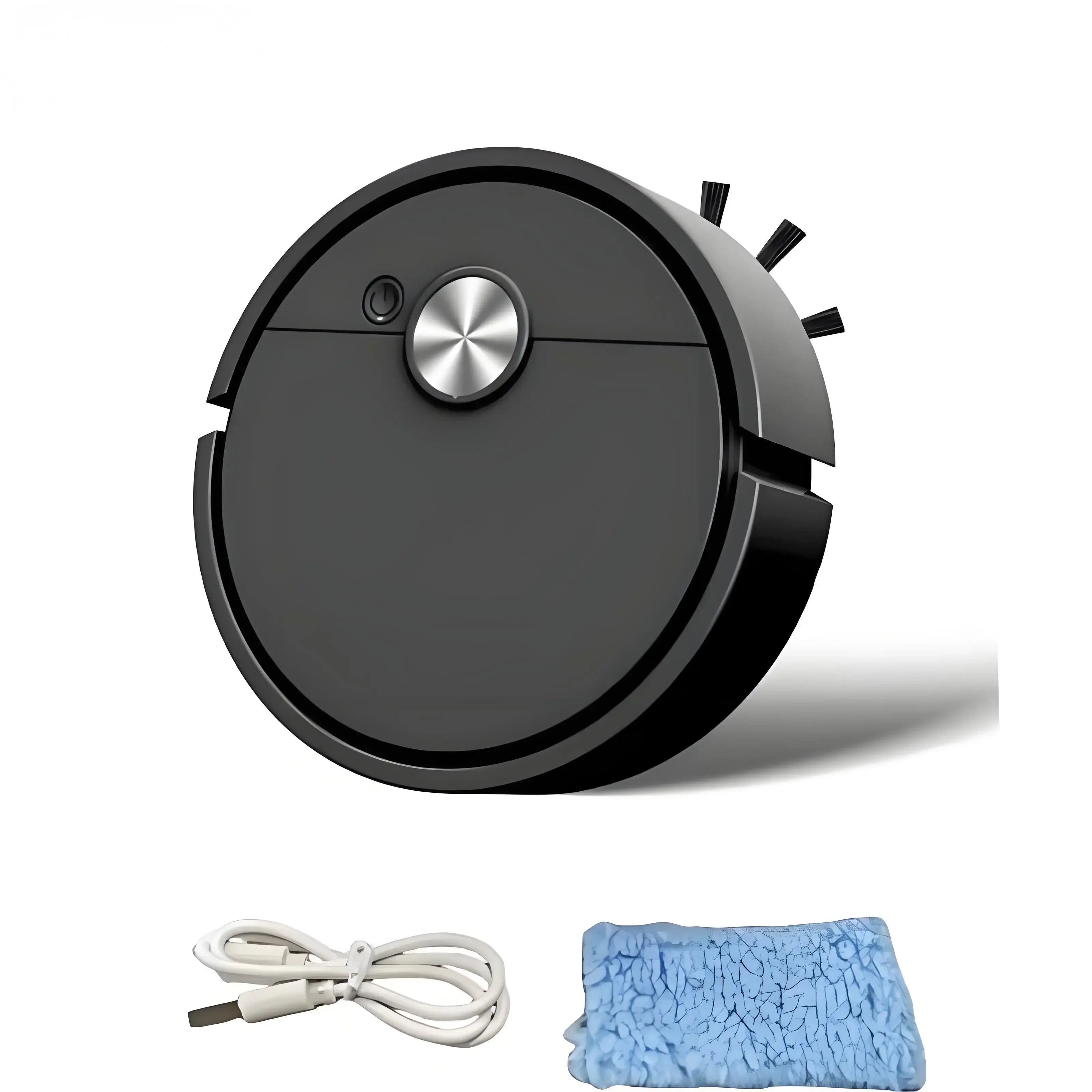 New 3 in 1 Smart Sweeping Robot Vacuum Cleaner 4000Pa Strong Suction For Bedroom Living Room Hard Floors Pet Hair Carpets