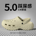Men Platform Sandals 2026 Summer Closed Toe Non-slip Beach Sandals Woman Lightweight Soft Bottom Non-slip Sandalias for Home