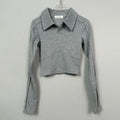 Polo Neck T Shirt for Women Coquette Clothes Sexy Woman Tshirt Plain Long Sleeve Youthful Elegant Youth Clothing Sales On Offer
