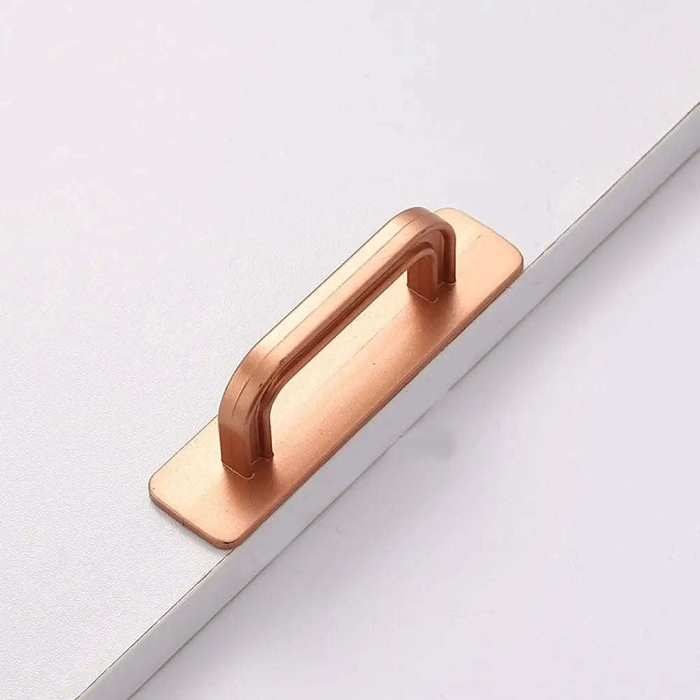 Cabinet Handles  Kitchen Door Handles Cupboard Pulls Drawer Knobs Self-adhesive No punching Furniture  Door Pulls