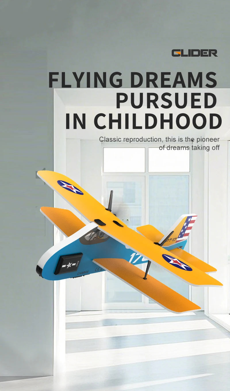 Professional RC Plane 2.4G Radio Remote Control Airplane EPP Foam Aircraft Glider Flying Model Jet Toys For Children Gifts