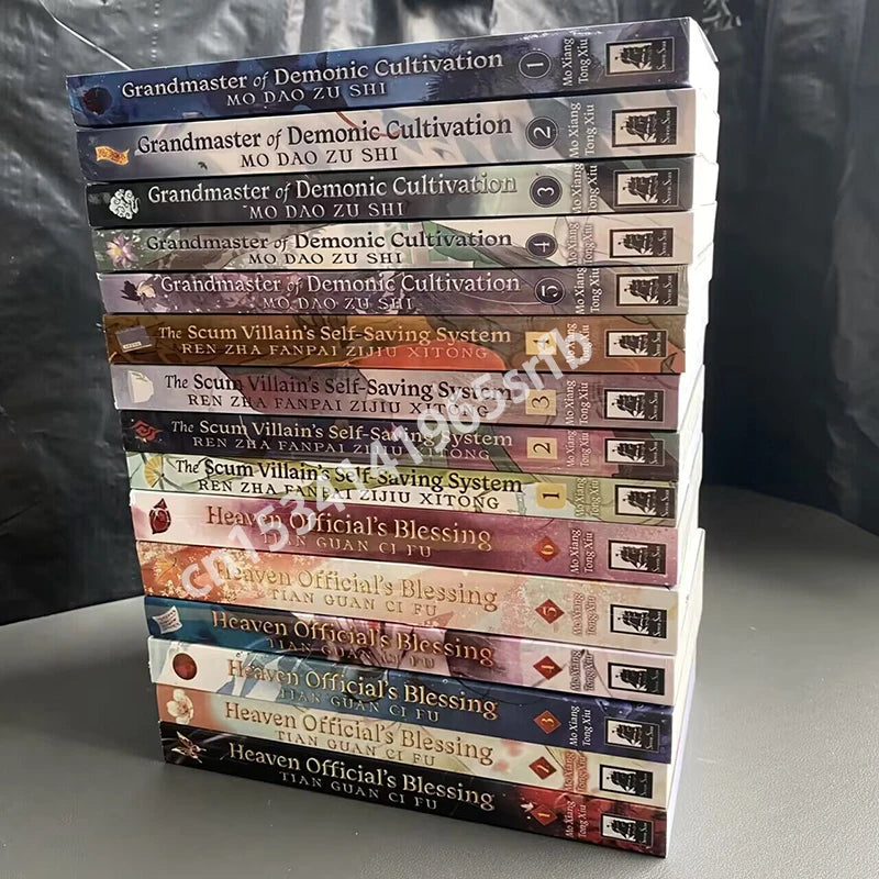 Mo Xiang Tong Xiu Novel Collection Heaven Official's Blessing Tian Guan Ci Fu Mo Dao Zu Shi  Ren Zha Fanpai BL Fiction Book MXTX