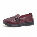 Women's shoes, mom's casual shoes, leather flat shoes, best-selling, elegant and comfortable loafers, free shipping shoes