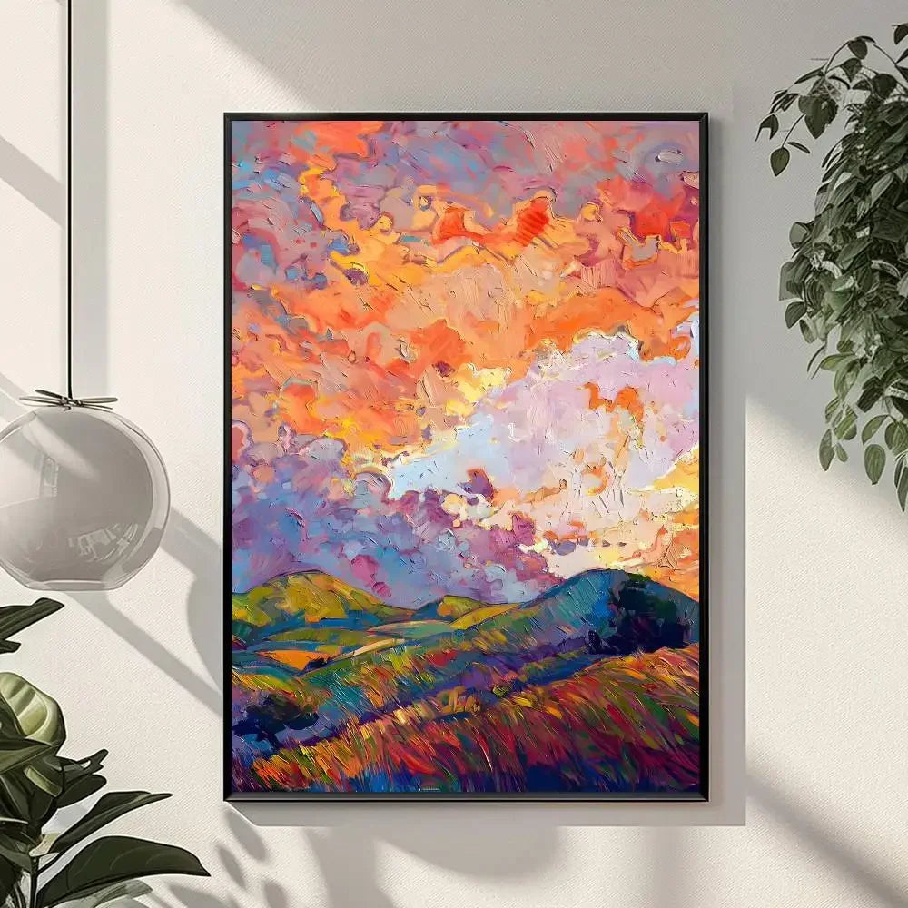 Paint by Numbers For Adult Kit Gorgeous Color Abstract Art Erin Hanson DIY acrylic Oil Painting Canvas by Number Home Decor