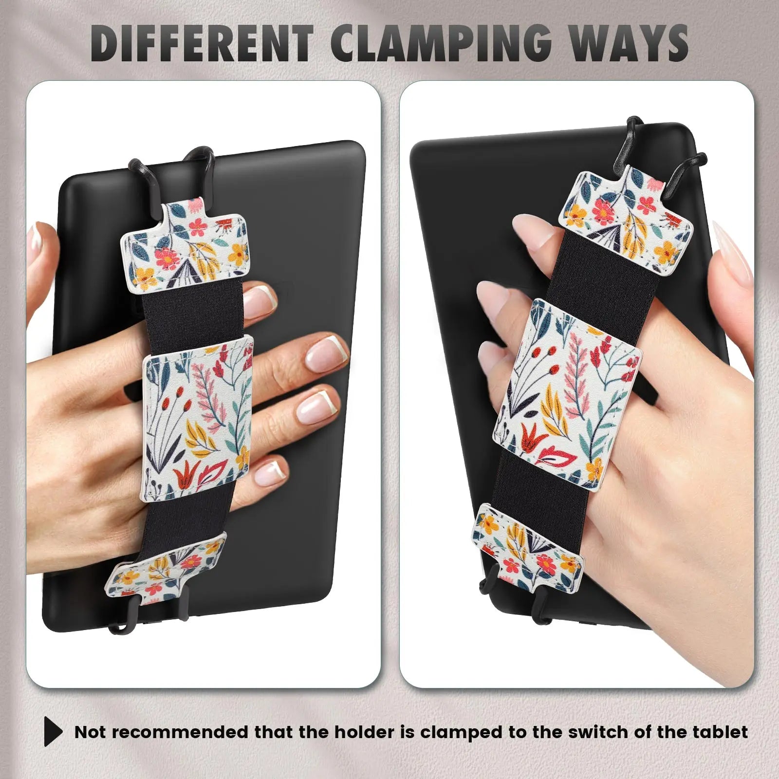 High-Elasticity Hand Strap Lightweight Finger Grip Holder for 6-8" Kindle eReaders Fire Tablet Kindle/Kobo/Voyaga - Free Item.