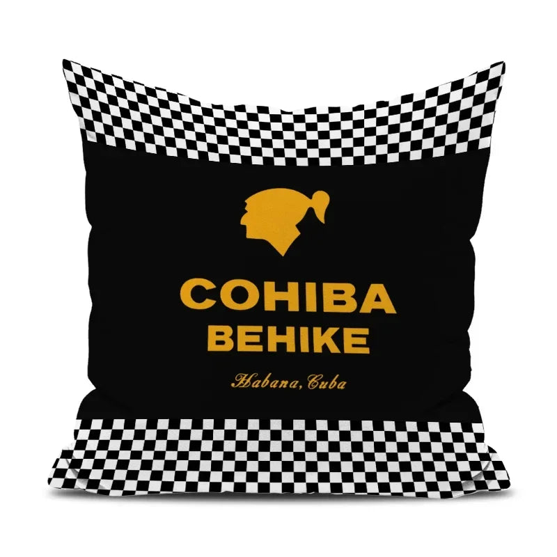 Cushion Cover 45x45 Cushions Covers for Bed Pillows C-cohiba Couple Pillow Pillowcases 50x50 Pilow Cases Car Decoration Anime