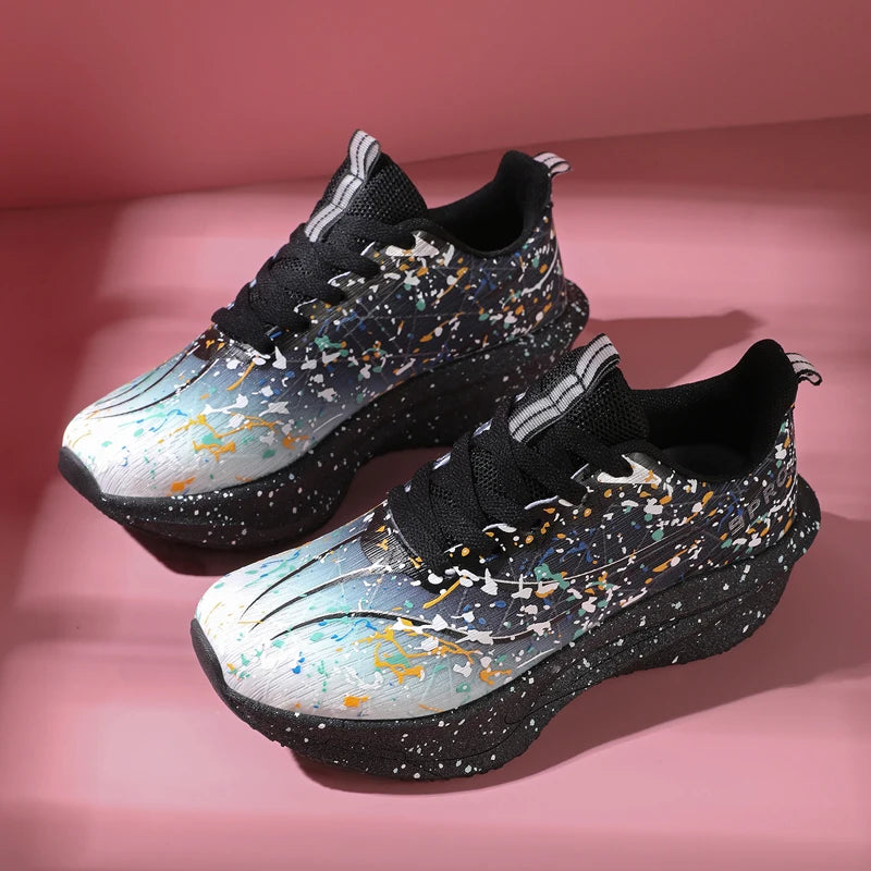 Men's Sneakers Trend Walking Speciality Carbon Board Marathon Sports Shoes Male Running Athletic Nonskid Sneakers﻿ For Women
