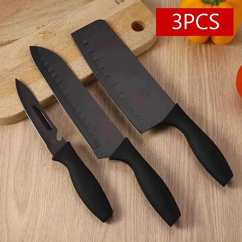 Kitchen Knfie Set Chef Knife Professional Kitchen Knives Fruit Meat Cutting Knives Kitchen Utility Slicing Chopper Butcher Knife
