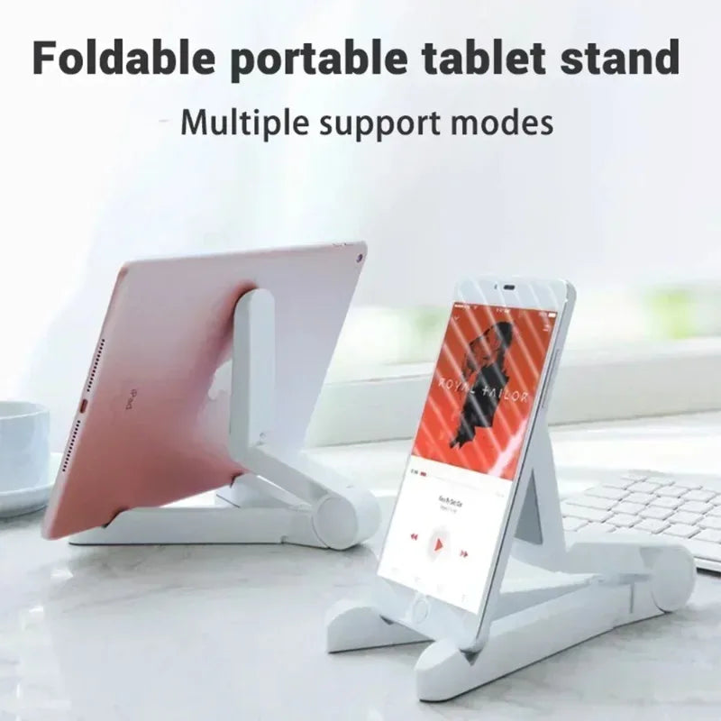 Desktops Stand for Tablet 4.7 To 12.9 Inch , Adjustable Folding Bracket Tablet Holder Multi Angle Viewing Stable Support Phone H