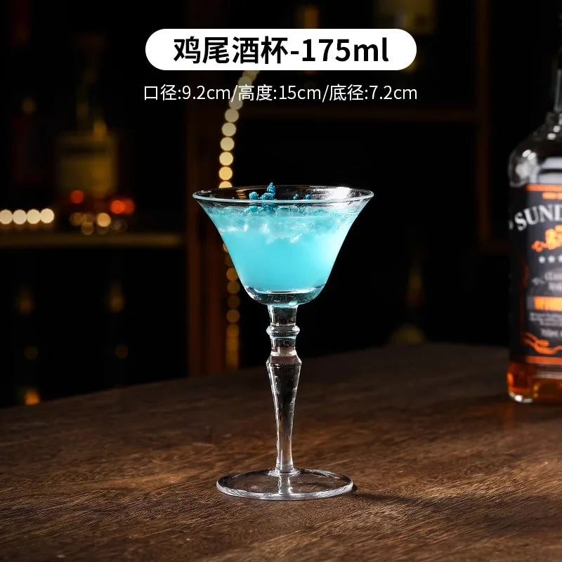Japanese Cocktail Glasses Etched Highball Glasses Martini Glasses Singapore Sling Glasses Long Drink Glasses