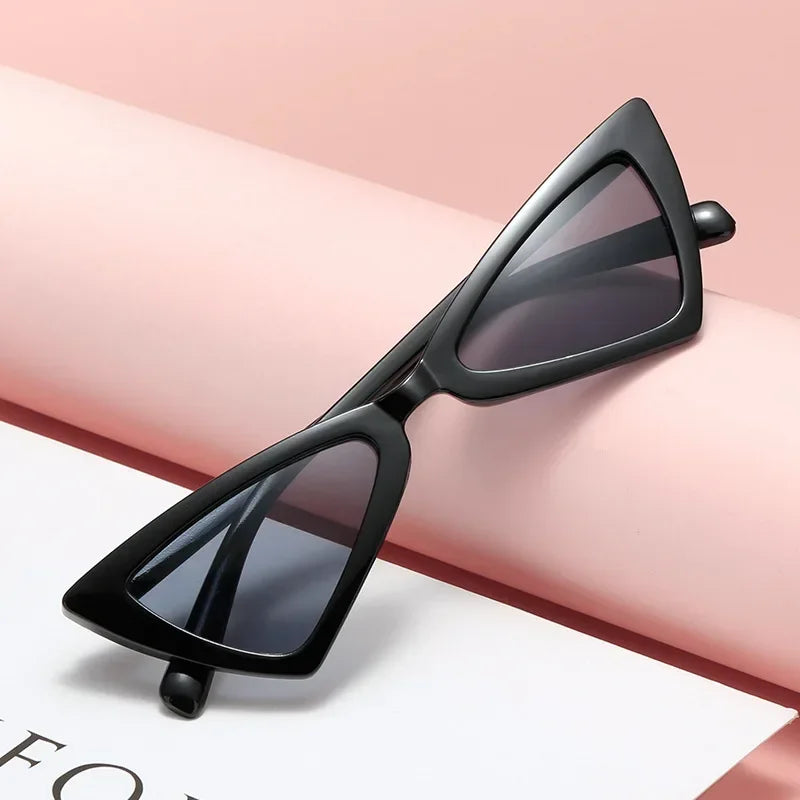 Car Driver Goggles Fashion Cute Sexy Ladies Cat Eye Sunglasses Women Vintage Retro Small Triangular Female Glasses UV Protection