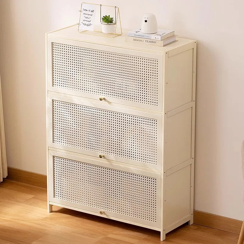 Bookshelf Bookcase Shelf with Cabinet Door Locker Integrated Lattice Cabinet Display Cabinet Floor to Floor Multi-layer Living R