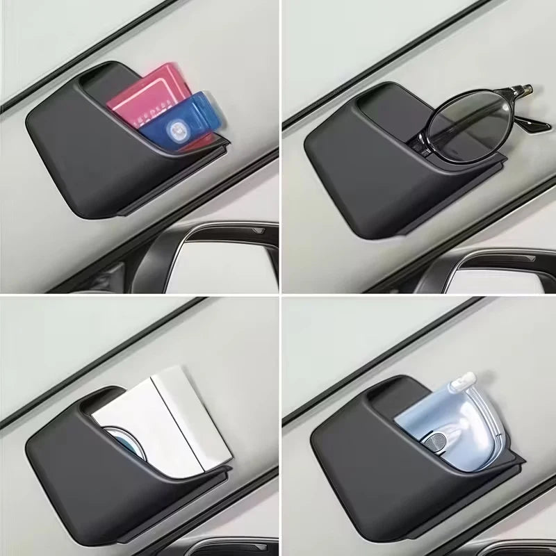 Stylish Car Organizer For Glasses And Phone, Durable Materials, Minimalist Design, Suitable For All Seasons, Car Storage Box