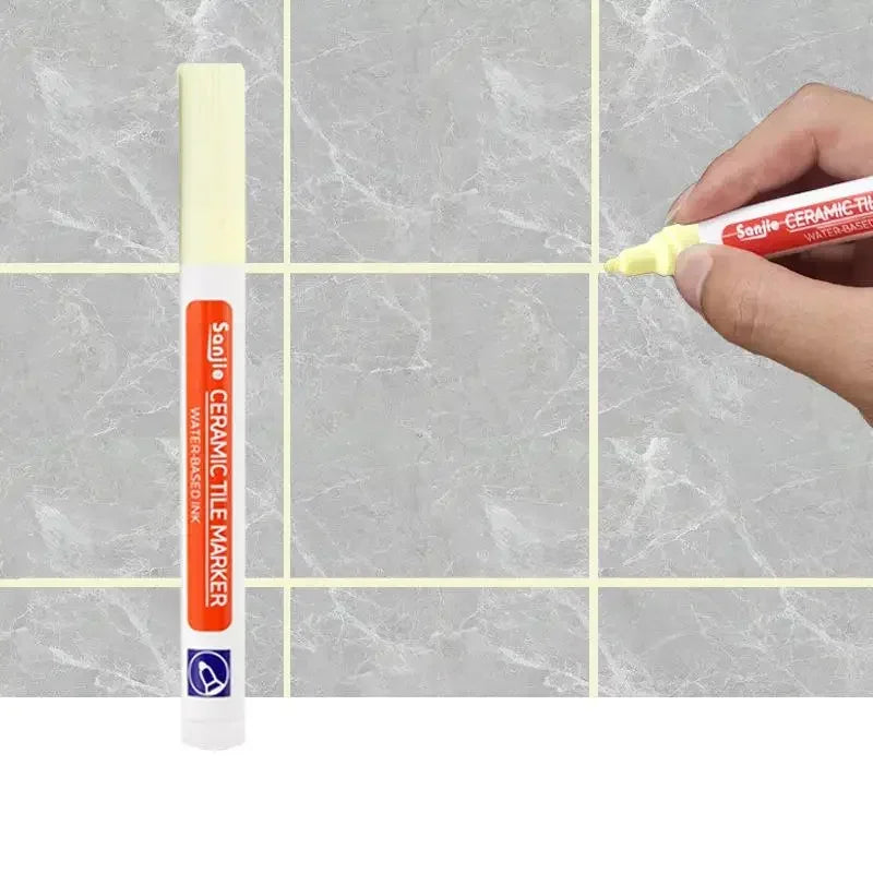 12 Color White Waterproof Tile Marker Grout Pen Wall Seam Pen For Tiles Floor Bathroom Decontamination Seam Repair Tools
